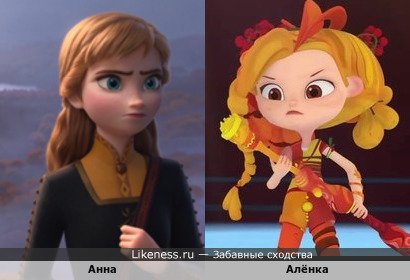 Алёнка и Анна похожи, словно сёстры