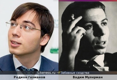 Родион Газманов похож на Вадима Мулермана