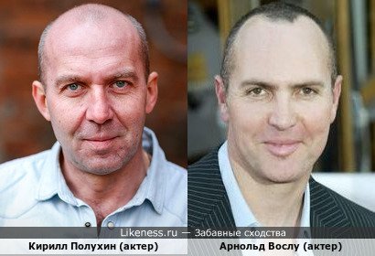 Кирилл Полухин похож на Арнольда Вослу