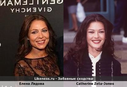 Елена Лядова напоминает Catherine Zeta-Jones