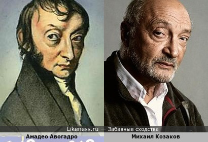 Михаил Козаков похож на Амедео Авогадро