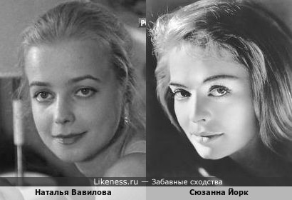 Актрисы:Наталья Вавилова и Сюзанна Йорк