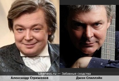 Российский актёр и режиссёр Александр Стриженов и ирландский певец Джон Спиллэйн