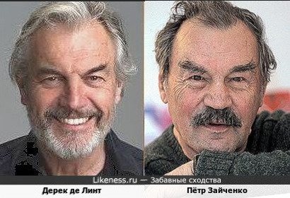 Петр Зайченко похож на Дерека де Линта