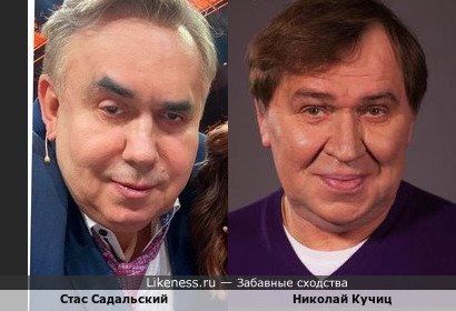 Николай Кучиц похож на Станислава Садальского
