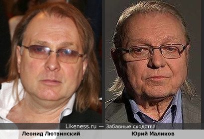 Леонид Лютвинский похож на Юрия Маликова