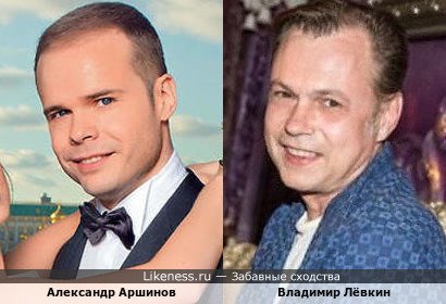 Александр Аршинов похож на Владимира Лёвкина