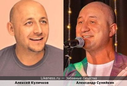 Александр Суняйкин похож на Алексея Куличкова
