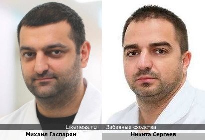 Михаил Гаспарян похож на Никиту Сергеева
