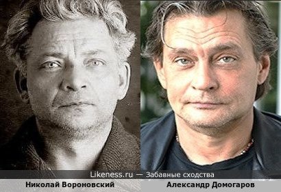 Николай Вороновский и Александр Домогаров