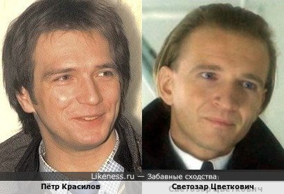 Пётр Красилов и Светозар Цветкович