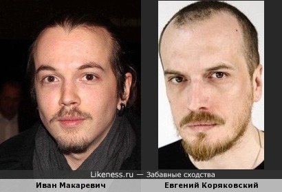 Иван Макаревич похож на Евгения Коряковского