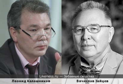 Леонид Калашников сильно напоминает Вячеслава Зайцева