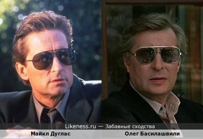 Майкл Дуглас похож на Олега Басилашвили