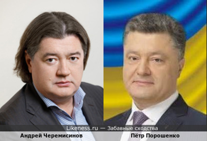 Андрей Черемисинов («Росатом») похож на Петра Порошенко