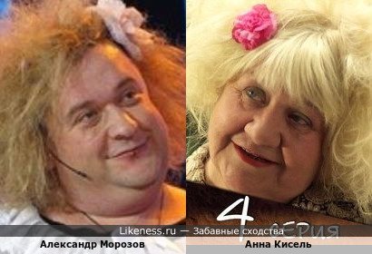 Александр Морозов похож на Анну Кисель