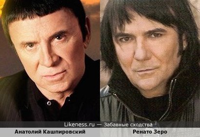 Анатолий Кашпировский похож на Ренато Зеро