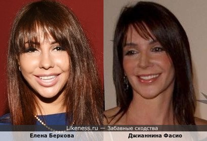 Елена Беркова и Джианнина Фасио