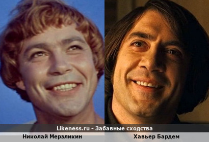 Николай Мерзликин похож на Хавьера Бардема