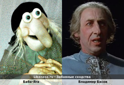 Баба-Яга похожа на Владимира Басова