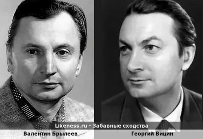 Валентин Брылеев похож на Георгия Вицина
