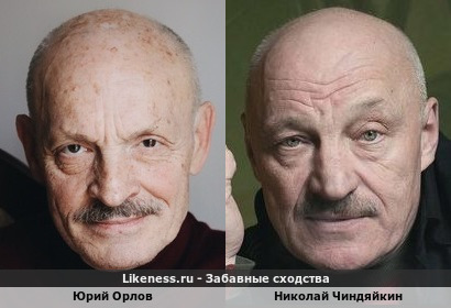 Юрий Орлов похож на Николая Чиндяйкина