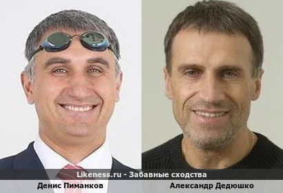 Денис Пиманков похож на Александра Дедюшко