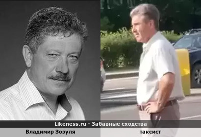 Владимир Зозуля напоминает таксиста