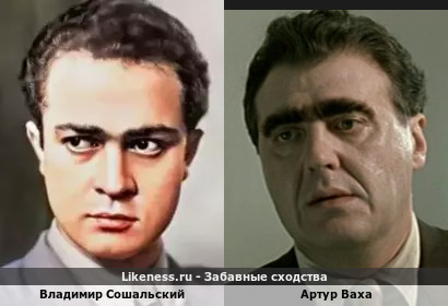 Владимир Сошальский похож на Артура Ваху
