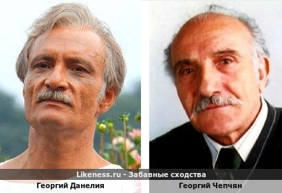 Георгий Данелия похож на Георгия Чепчяна