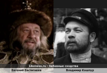 Евгений Евстигнеев похож на Владимира Кашпура