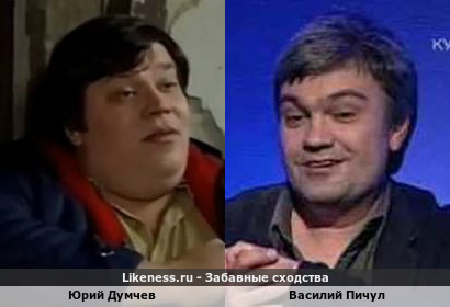 Юрий Думчев похож на Василия Пичула