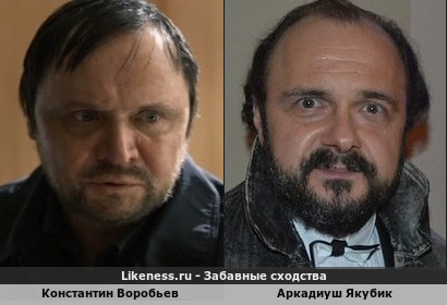 Константин Воробьев похож на Аркадиуша Якубика