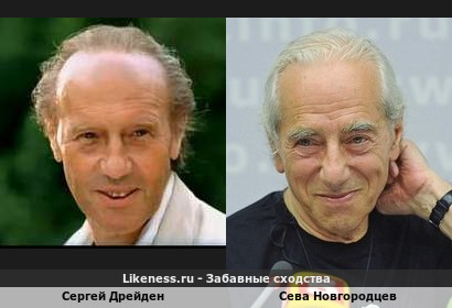 Сергей Дрейден похож на Севу Новгородцева