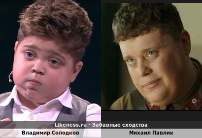 Владимир Солодков похож на Михаила Павлика