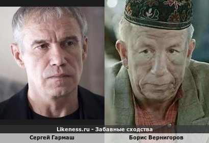 Сергей Гармаш похож на Бориса Вернигорова