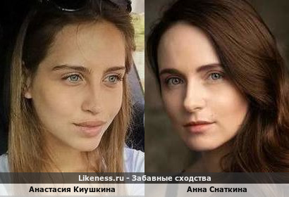 Анастасия Киушкина похожа на Анну Снаткину