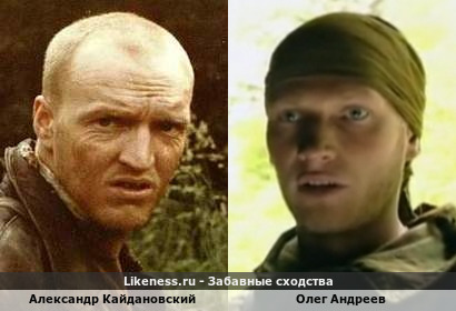 Александр Кайдановский похож на Олега Андреева