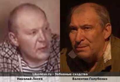 Николай Лосев похож на Валентина Голубенко