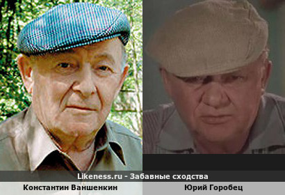 Константин Ваншенкин похож на Юрия Горобца