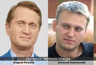 Андрей Рожков похож на Алексея Навального