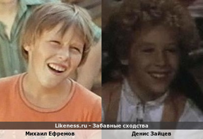 Михаил Ефремов похож на Дениса Зайцева