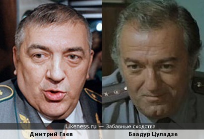 Баадур Цуладзе похож на Дмитрия Гаева