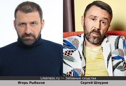 Игорь Рыбаков и Сергей Шнуров один и тот же человек