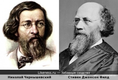 Николай Чернышевский и Стивен Джонсон Филд