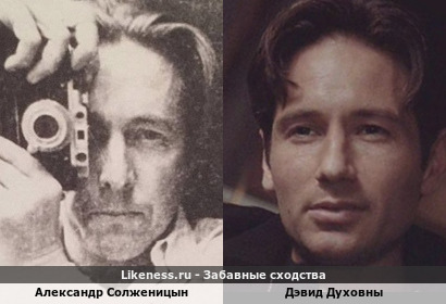 Александр Солженицын похож на Дэвида Духовны