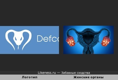 Логотип ресурса по обмену опытом в области информационной безопасности напомнил женскую репродуктивную систему