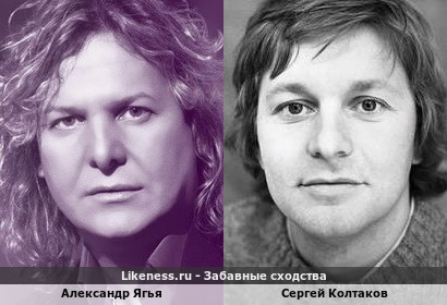 Александр Ягья похож на Сергея Колтакова