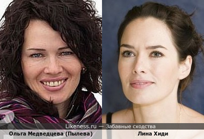 Олимпийская чемпионка по биатлону Ольга Медведцева и Лина Хиди