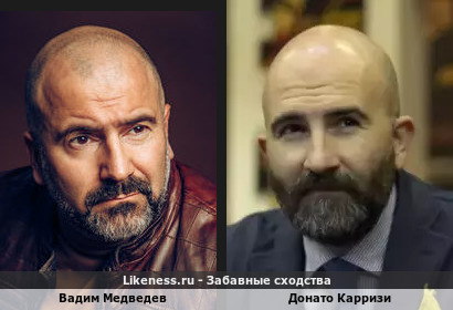 Вадим Медведев похож на Донато Карризи